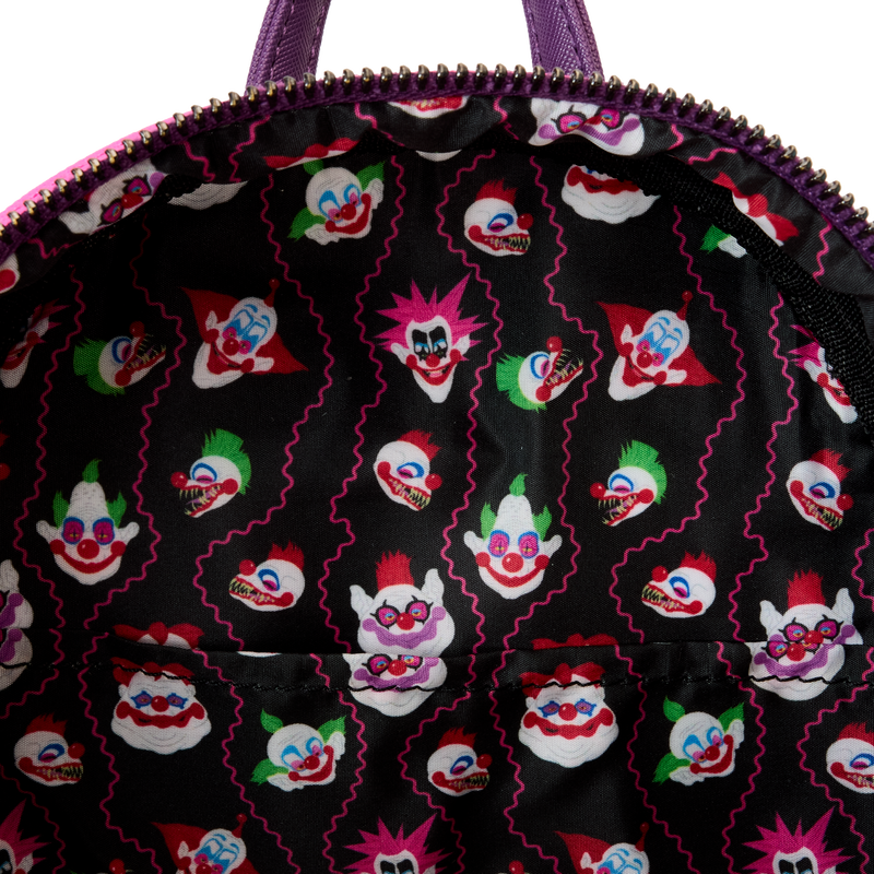 Load image into Gallery viewer, Loungefly Killer Klowns from Outer Space - Jumbo Cosplay Glow Mini Backpack
