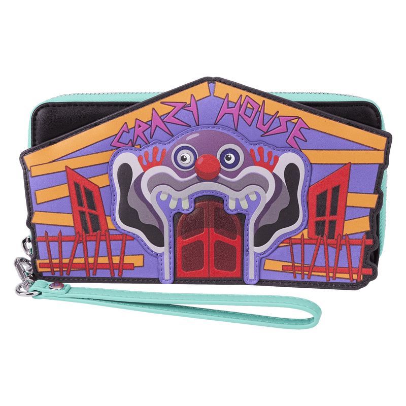 Load image into Gallery viewer, Loungefly Killer Klowns - From Outer Space Zip Around Wristlet Wallet
