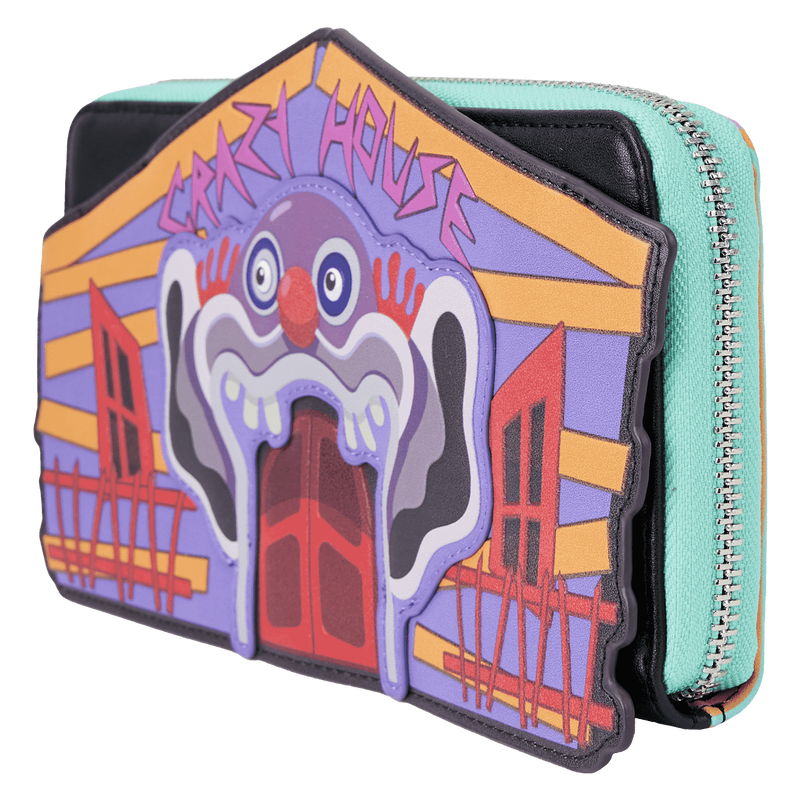 Load image into Gallery viewer, Loungefly Killer Klowns - From Outer Space Zip Around Wristlet Wallet
