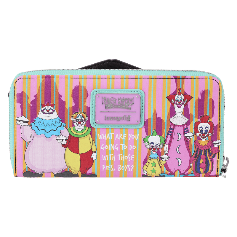 Load image into Gallery viewer, Loungefly Killer Klowns - From Outer Space Zip Around Wristlet Wallet
