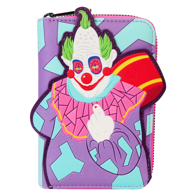 Loungefly Killer Klowns from Outer Space - Jumbo Cosplay Glow Zip Around Wallet