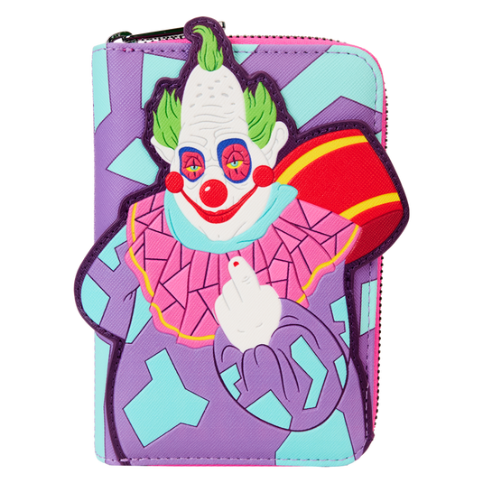 Loungefly Killer Klowns from Outer Space - Jumbo Cosplay Glow Zip Around Wallet