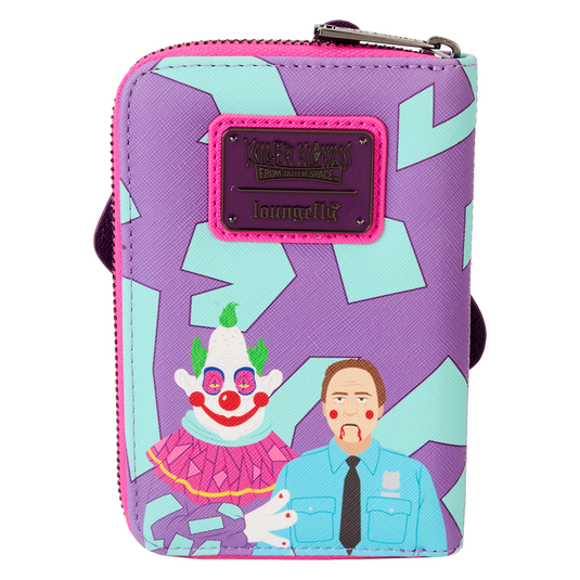 Loungefly Killer Klowns from Outer Space - Jumbo Cosplay Glow Zip Around Wallet