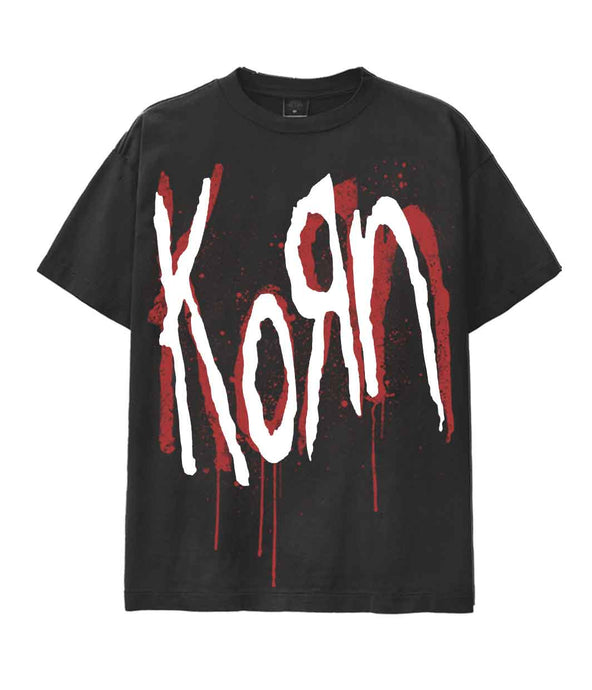 Korn - Shadow Logo Black T-Shirt