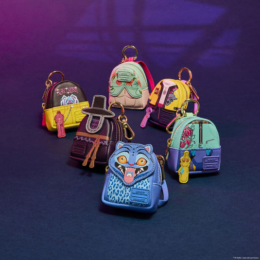 Loungefly KPop Demon Hunters - Cosplay Mystery Mini 1pc Backpack Keychain