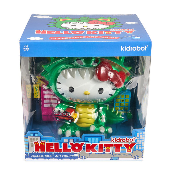 Hello Kitty - Kaiju Metallic Green Edition Cosplay 8" Vinyl Figure