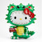 Hello Kitty - Figurine en vinyle 8" Kaiju Metallic Green Edition Cosplay