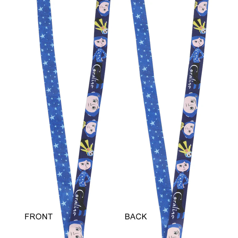 Cargue la imagen en el visor de la galería, Coraline - witchy Witchy Girl Sublimated Strap Lanyard
