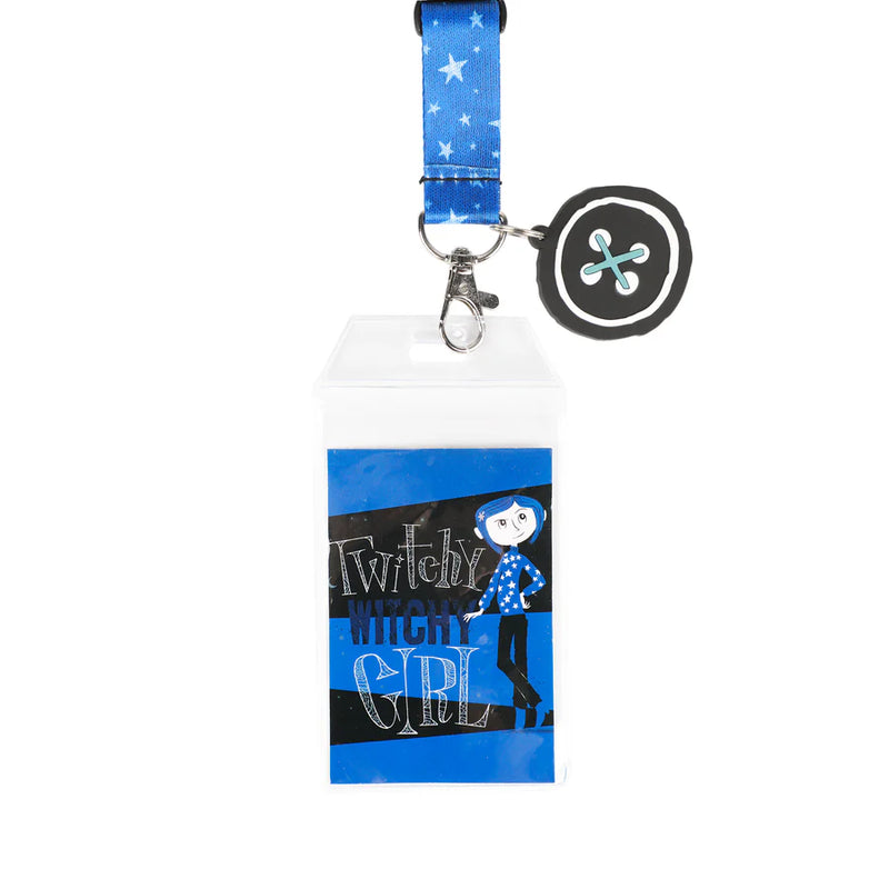 Cargue la imagen en el visor de la galería, Coraline - witchy Witchy Girl Sublimated Strap Lanyard
