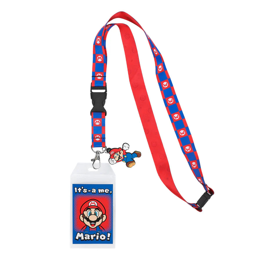 Bioworld Super Mario Bros - It's-a-Me Mario Lanyard – Kryptonite ...
