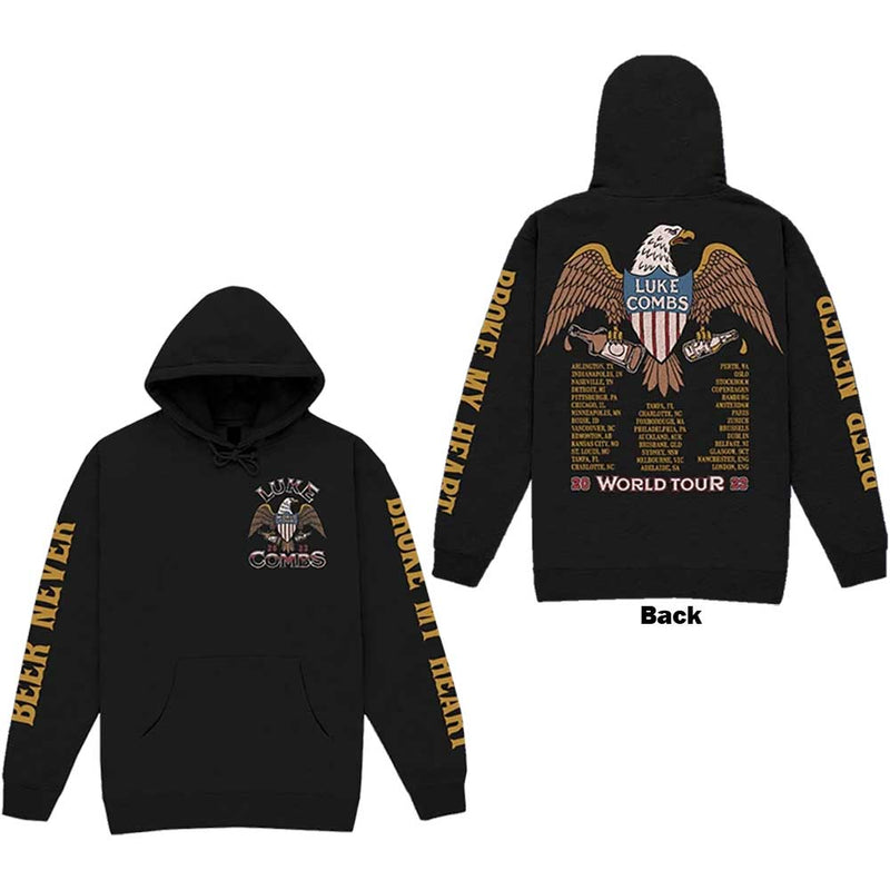 Luke Combs 'Tour '23 Eagle' Pullover Hoodie