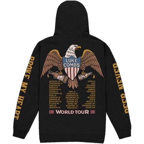 Luke Combs 'Tour '23 Eagle' Pullover Hoodie