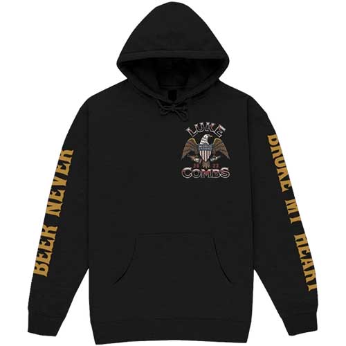 Load image into Gallery viewer, Luke Combs &#39;Tour &#39;23 Eagle&#39; Pullover Hoodie
