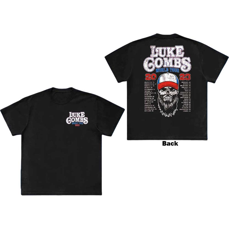 Luke Combs 'Tour '23 Skull' T-Shirt