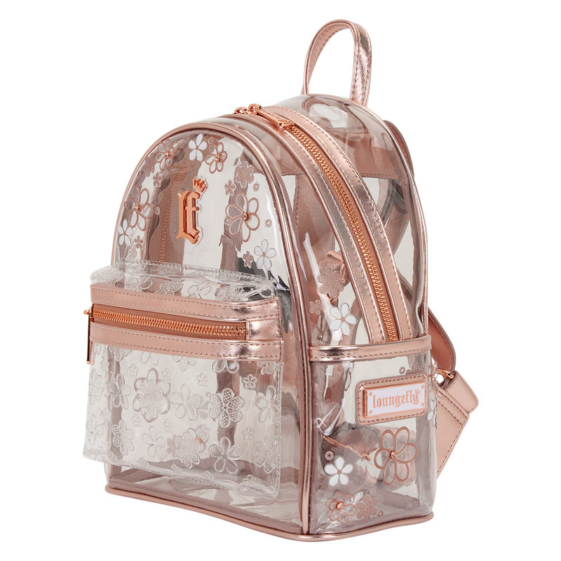 clear mini backpack in store Lila's Backpacks and gadgets secure and within easy reach Tinyat Womens Clear Mini Backpack