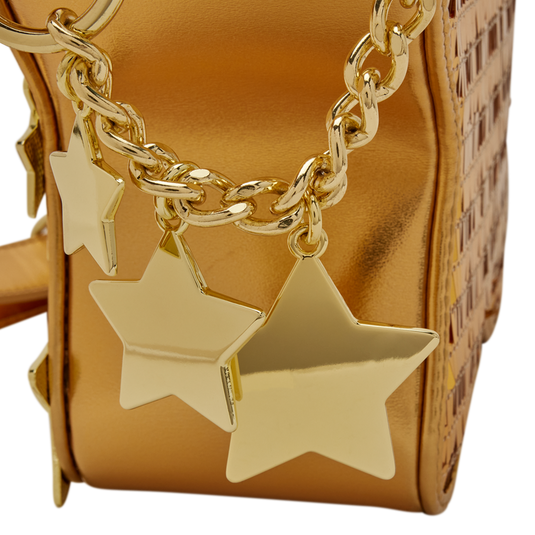 Loungefly - Golden Star Sequin Figural Crossbody Bag