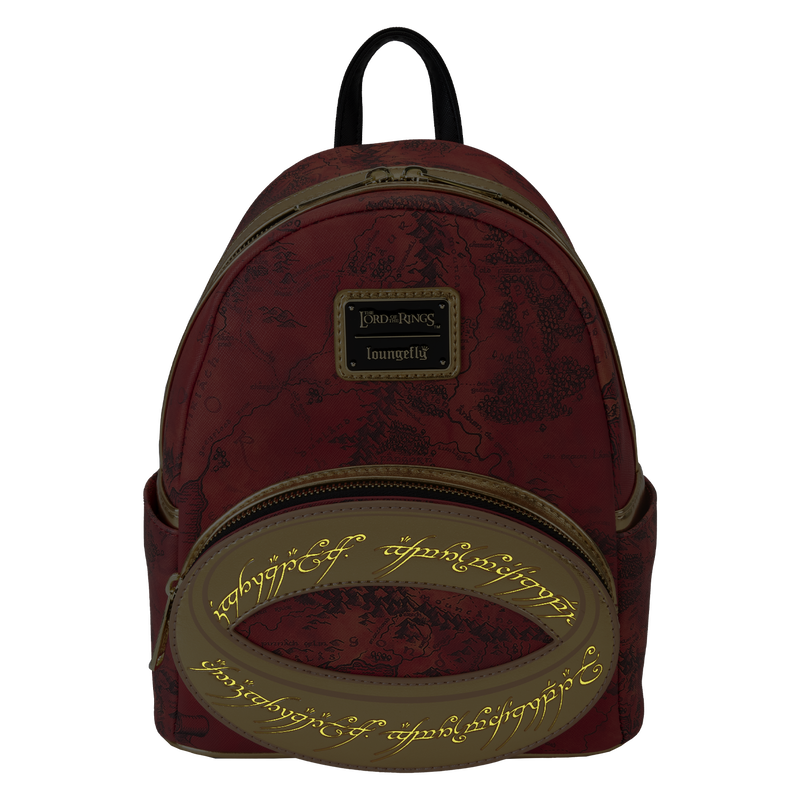 Chargez l&#39;image dans la visionneuse de la galerie, Loungefly The Lord of the Rings The One Ring Glow Mini Backpack
