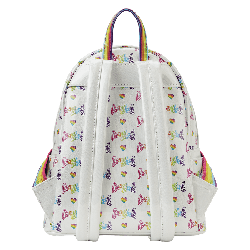 Load image into Gallery viewer, Loungefly Lisa Frank Rainbow - Heart Mini Backpack With Waist Bag
