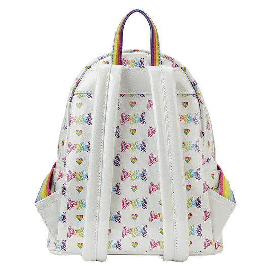 Loungefly Lisa Frank Rainbow - Heart Mini Backpack With Waist Bag