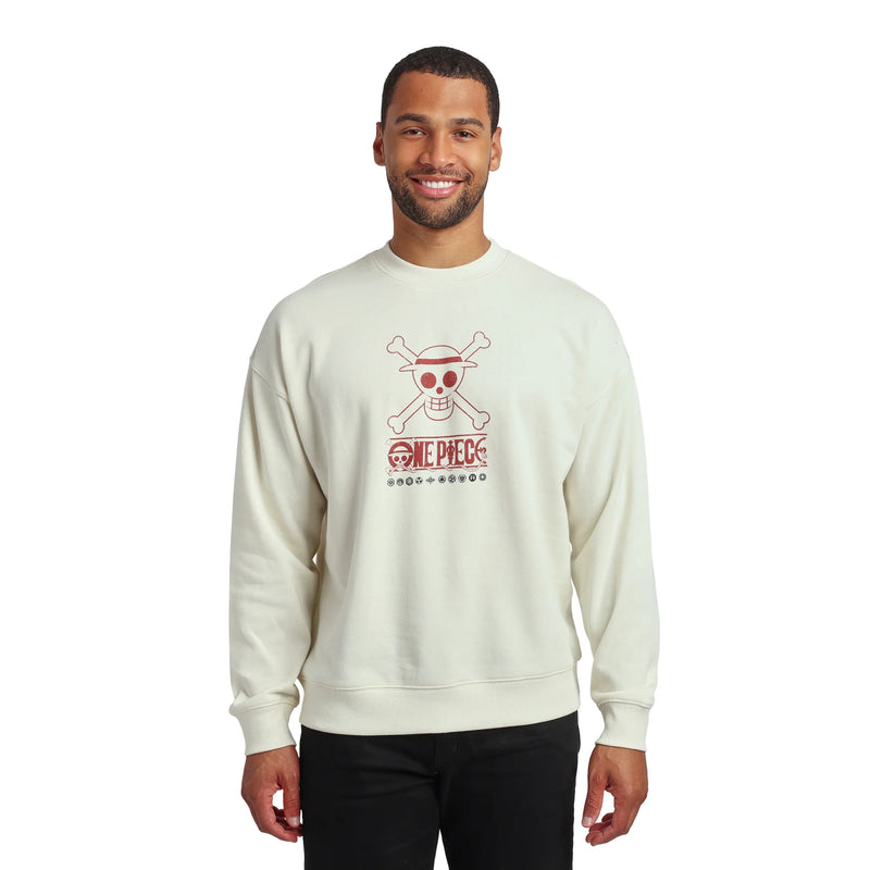 Load image into Gallery viewer, Bioworld One Piece - Straw Hat Crew Men's Oversized Crew Neck Sweatshirt
