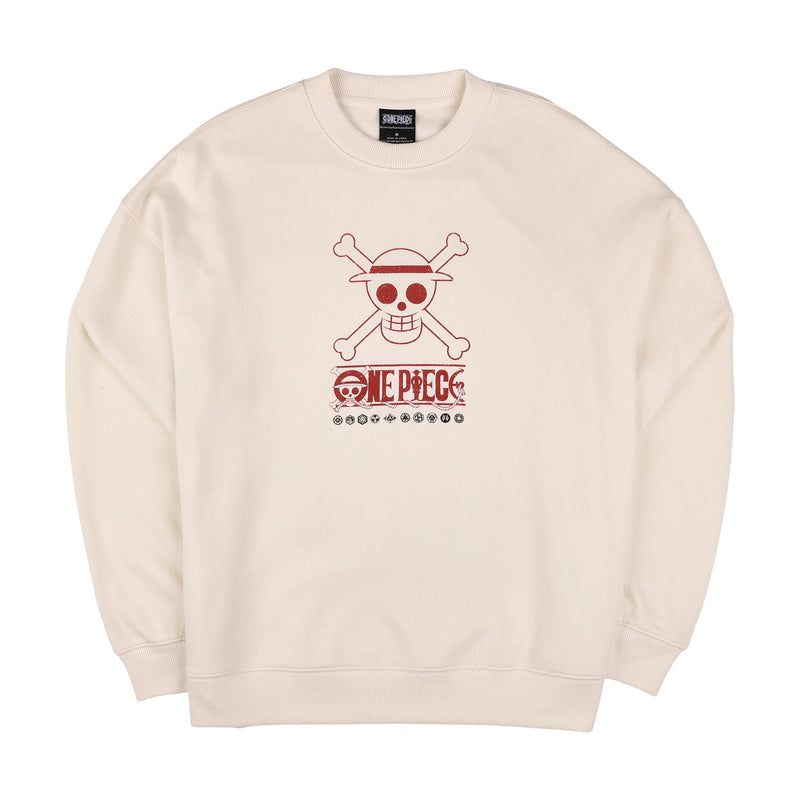 Load image into Gallery viewer, Bioworld One Piece - Straw Hat Crew Men's Oversized Crew Neck Sweatshirt
