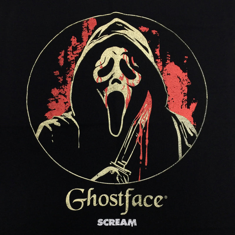Cargue la imagen en el visor de la galería, Ghostface Men's Oversized Black Crew Neck Sweatshirt
