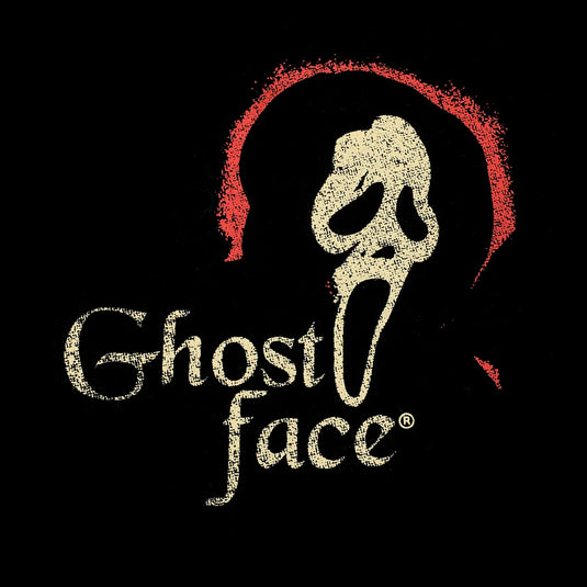 Ghostface Men's Oversized Black Crew Neck Sweatshirt