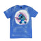 Lilo &amp; Stitch- Camiseta blanqueada azul Stitch