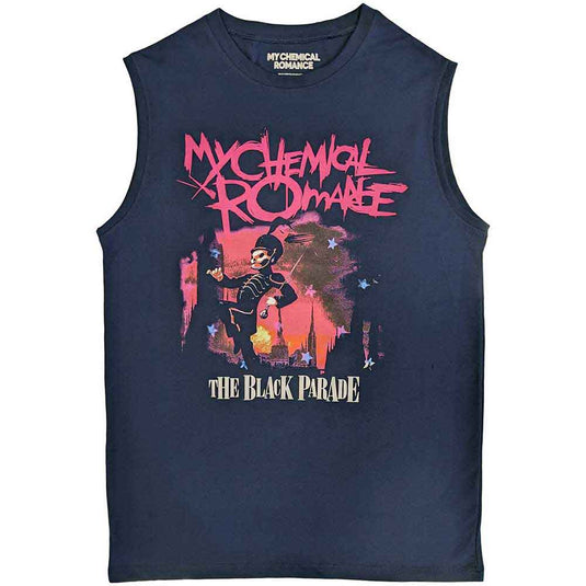 My Chemical Romance - The Black Parade Navy Blue Unisex Tank Top