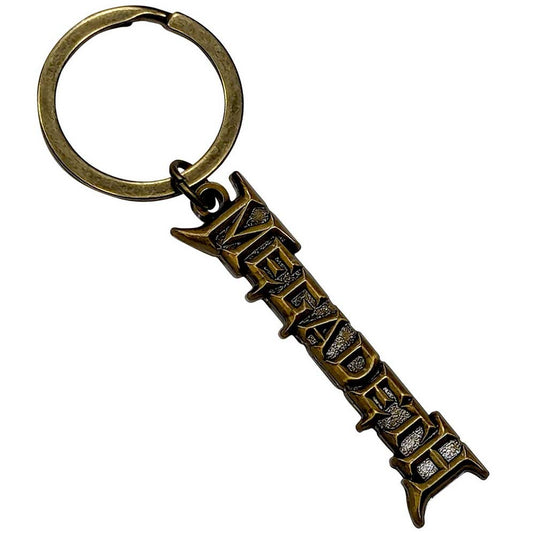 Megadeth Gold Logo v2 Keychain