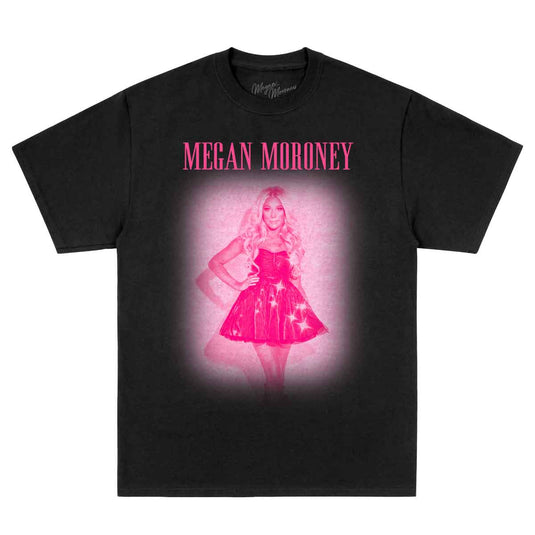 Megan Moroney - Mm Pink Photo Black T-Shirt