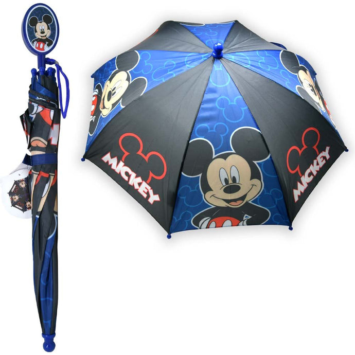 Disney Mickey Mouse Umbrella w/ Clamshell Handle