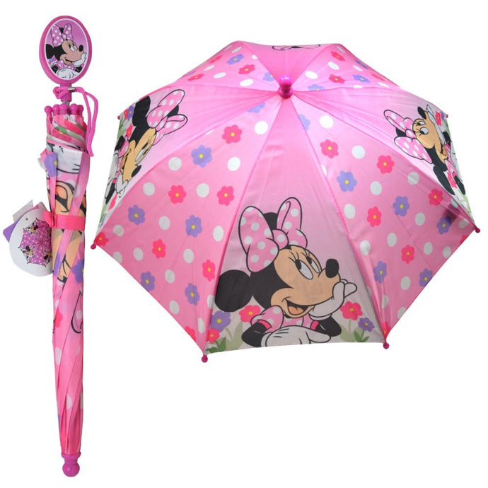 Disney Minnie Mouse - Umbrella w/ Clamshell Handle