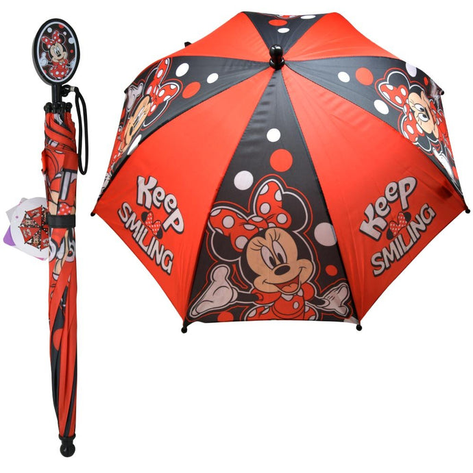 Disney Minnie Mouse Umbrella w/ Clamshell Handle