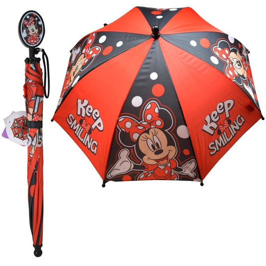 Disney Minnie Mouse Umbrella w/ Clamshell Handle