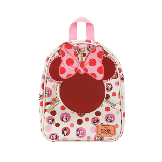 Disney Mickey & Minnie Mouse - Minnie Mouse Ears & Bow White Mini Backpack