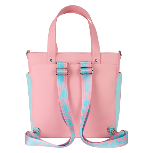 Loungefly Mattel - Classic Barbie Terry Cloth Convertible Backpack & Tote Crossbody Bag