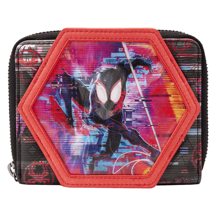 Loungefly Marvel: Spider-Verse Lenticular Zip Around Wallet