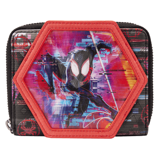 Loungefly Marvel: Spider-Verse Lenticular Zip Around Wallet