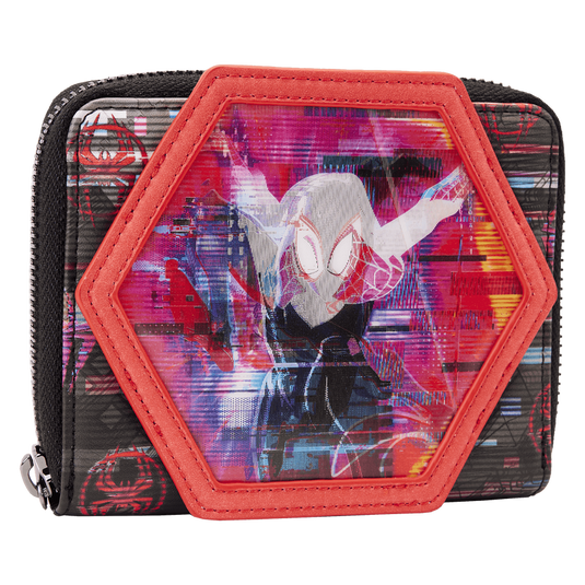 Loungefly Marvel: Spider-Verse Lenticular Zip Around Wallet