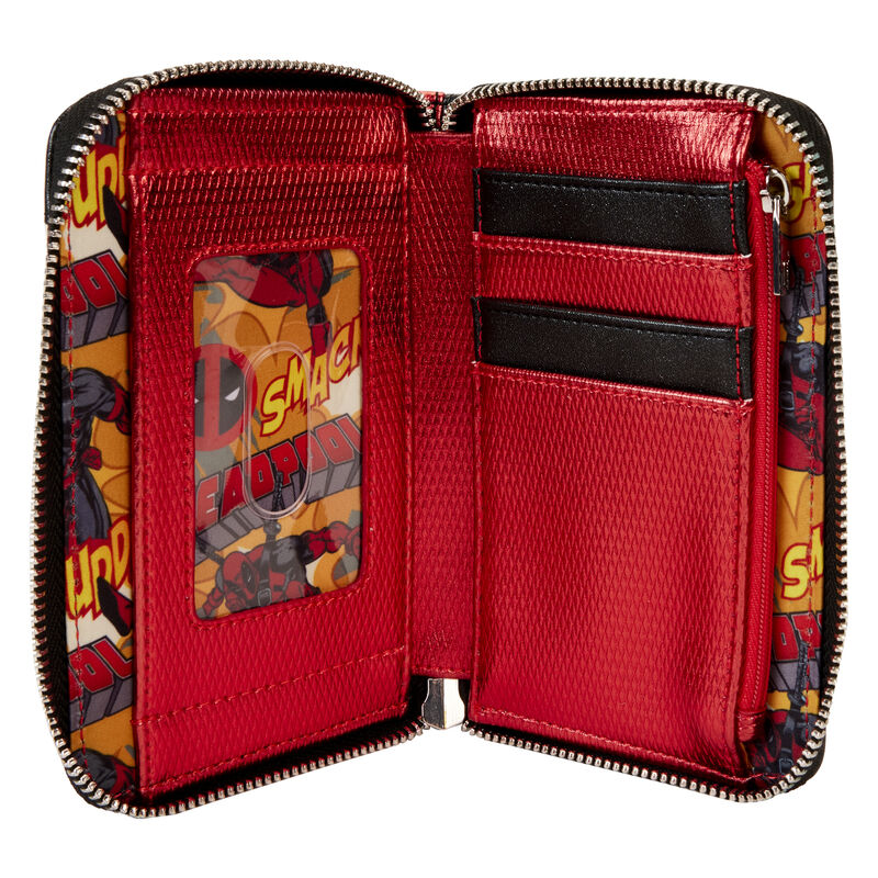 Cargue la imagen en el visor de la galería, Marvel Metallic: Deadpool Cosplay Zip Wallet
