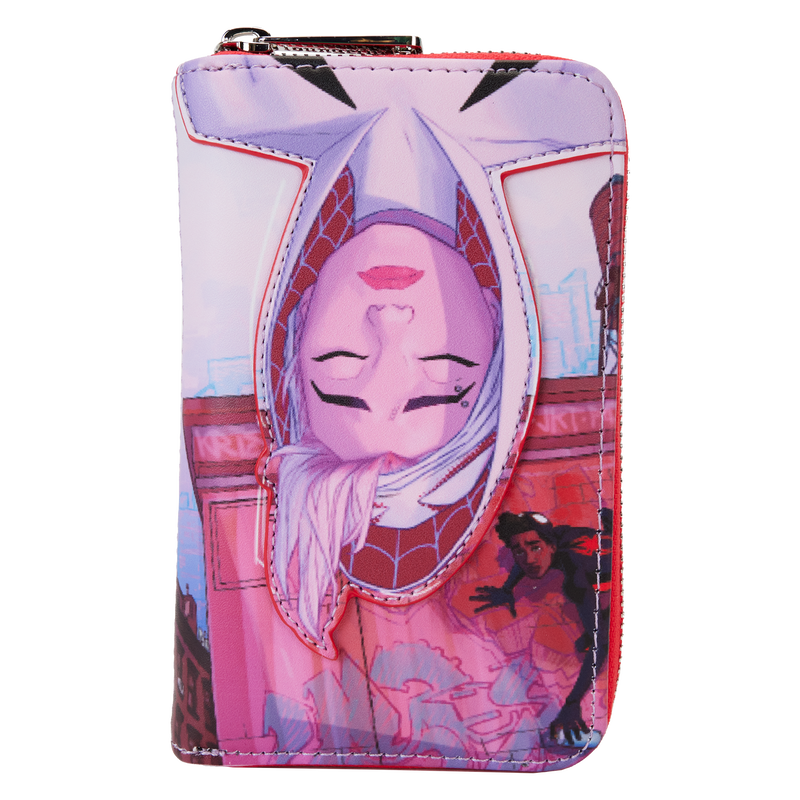 Chargez l&#39;image dans la visionneuse de la galerie, Loungefly Marvel: Spider-Verse Spider-Gwen Zip Around Wallet
