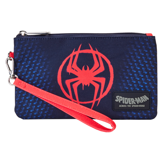 Loungefly Marvel: Spider-Verse Miles Morales Suit Nylon Zipper Pouch Wristlet