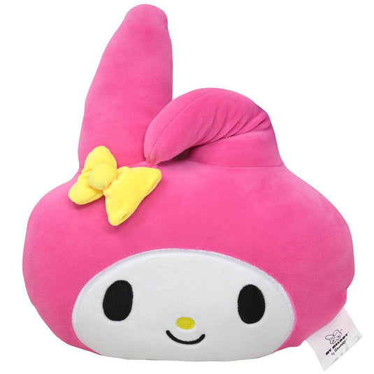 Hello Kitty Head Shaped Squishy Cloud Plush Pillow 11x13"