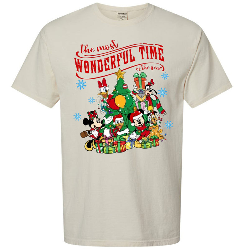 Load image into Gallery viewer, Disney Mickey Mouse - The Most Wonderful Time Of The Year Comfort Color T-Shirt
