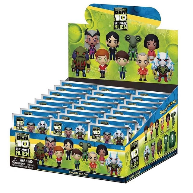 Load image into Gallery viewer, Monogram Ben 10 - Series 1 3D Figural Foam Bag Clip Random Mystery Bag
