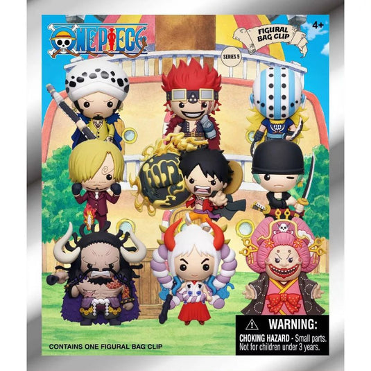 Monogram One Piece - Series 5 3D Figural Foam Bag Clip in Blind Bag
