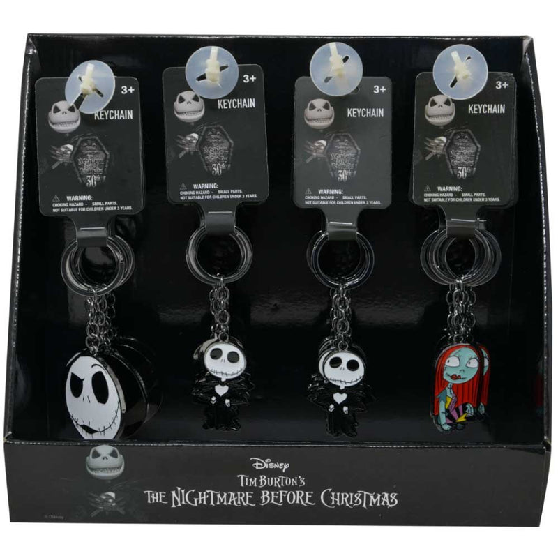 Cargue la imagen en el visor de la galería, Disney: The Nightmare Before Christmas - Characters Metal Keychain
