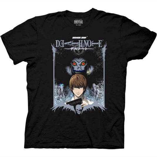 Death Note - Light And Ryuk With Logo T-Shirt
