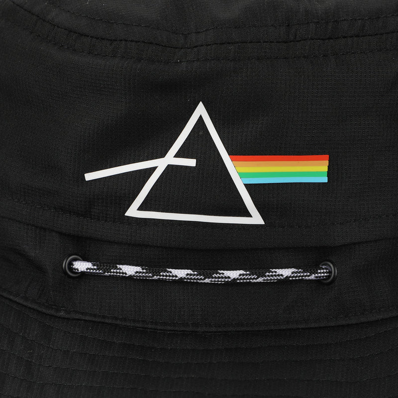 Load image into Gallery viewer, Bioworld Pink Floyd - Dark Side Of The moon Prism Triangle With Rainbow Bucket Hat
